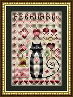 Happiness Is Heartmade - February Cat  
