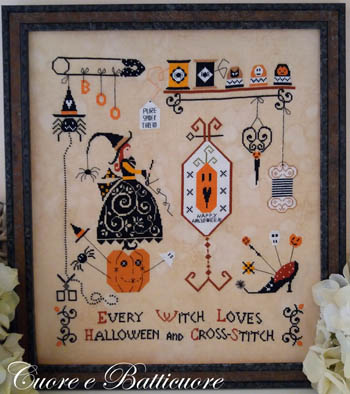 Halloween and Cross-stitch by Cuore de Battiuore  