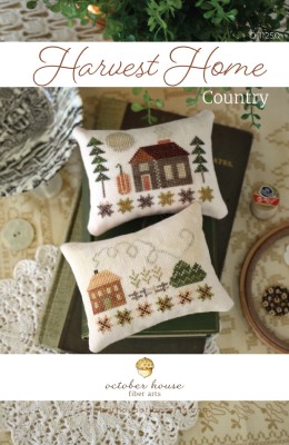 Harvest Home Country by October House Fiber Art 