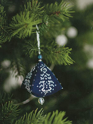 Teardrop Bells 3D Christmas Tree Ornament by Cotton Pixels 