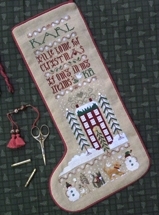 DR196 - Christmas Dreams Stocking by The Drawn Thread 