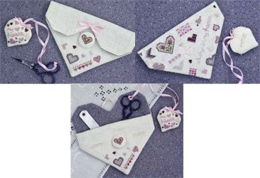 DR134 - In My Heart Pocket and Scissor Fob by The Drawn Thread 