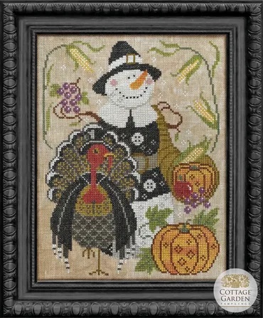 The Snowman Collection - Series 12 - The Pilgrim by Cottage Carden Samplings 