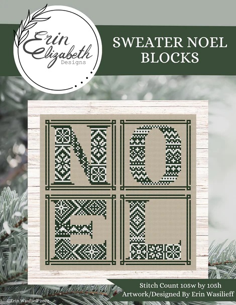 Sweater Noel Blocks by Erin Elizabeth 