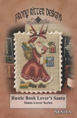 Rustic Book Lover's Santa by Frony Ritter Designs 