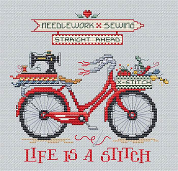  Life Is A Stitch by Sue Hillis Designs