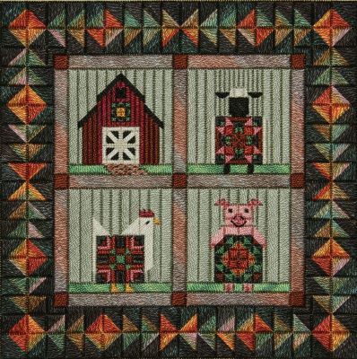 Quilted Barnyard by From Nancy's Needle 