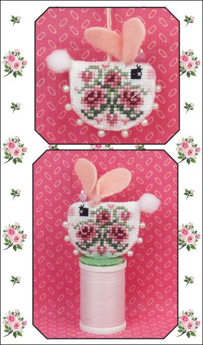 JNLERHB Rose Heart Bunny Limited Edition Ornament 
