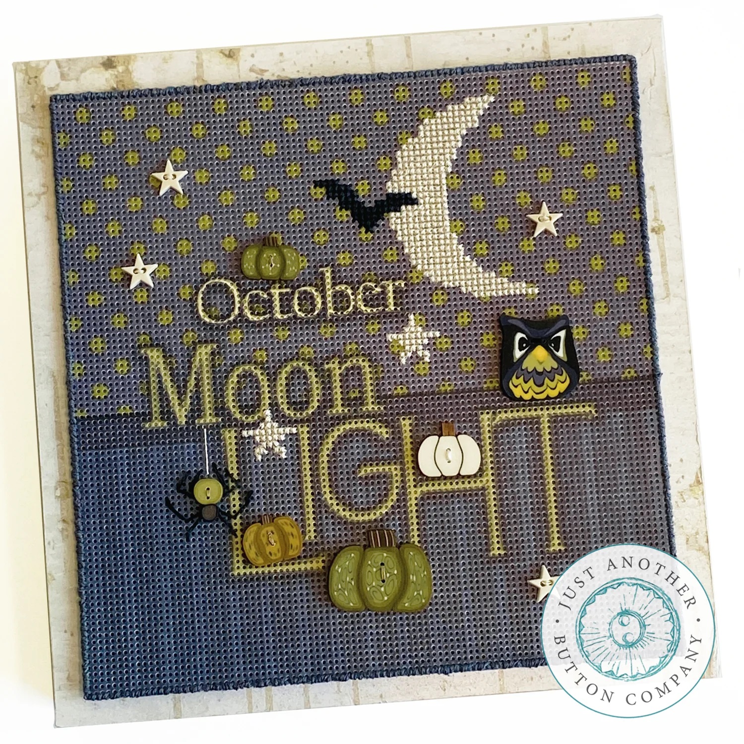 October Moon Light Perforated Paper Kit - Button and Chart by Just Another Button