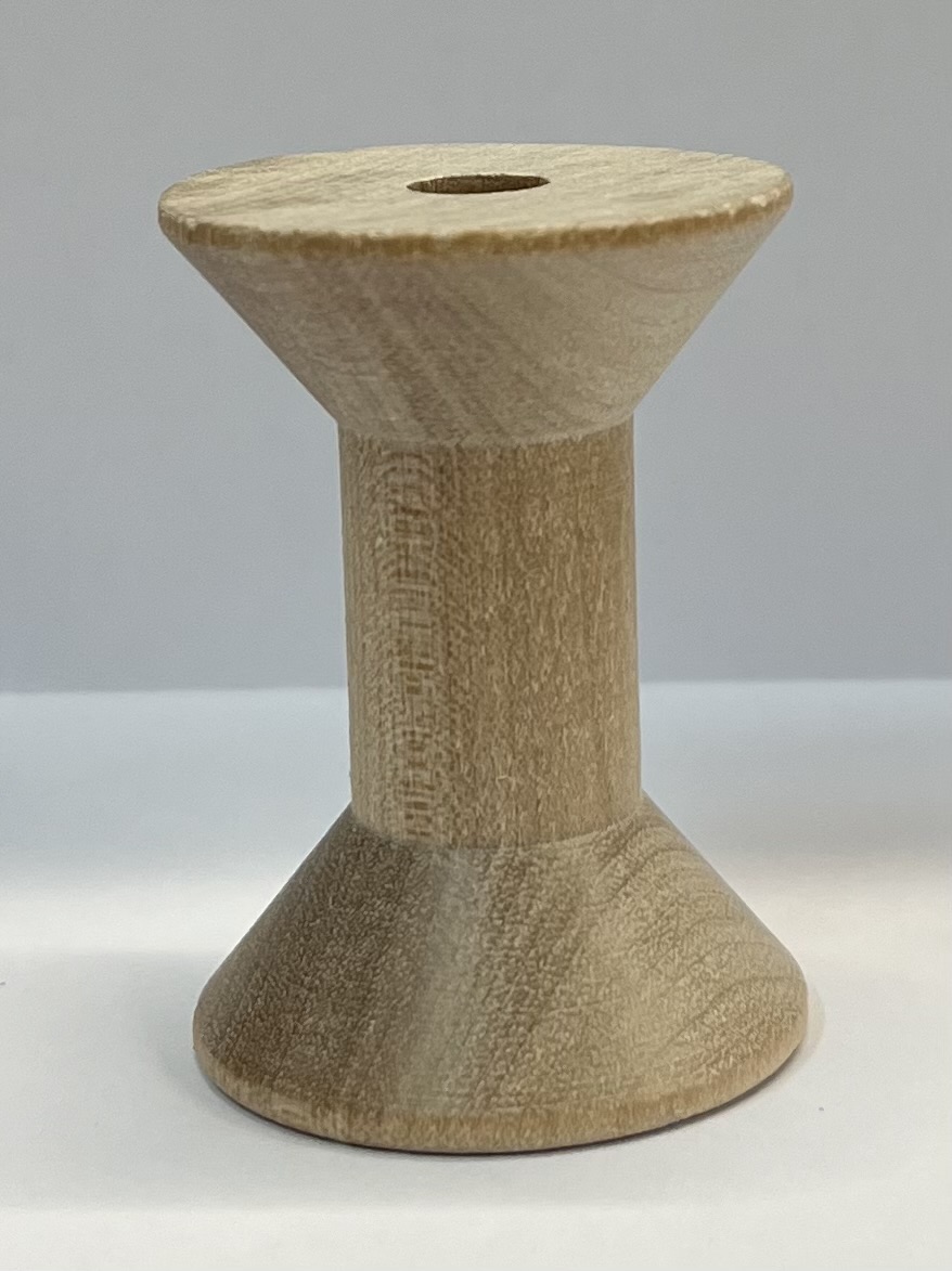 Wooden Spool 35mm x 50mm Approx  by Just Another Button Company 