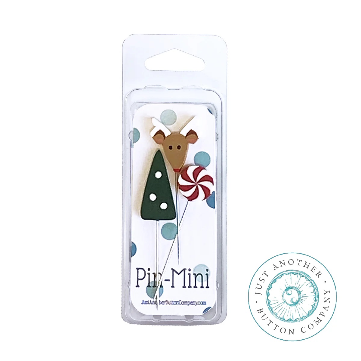 Just Another Button Company - jpm544 Peppermint Forest : Pin-Mini