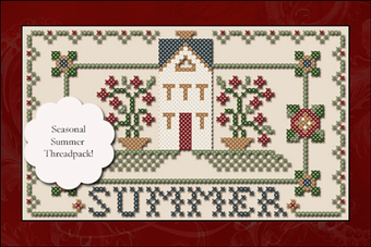 Summer- Seasonal Sampler by Little House Needlework 