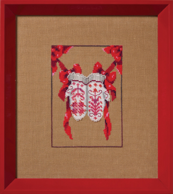 Nora Corbett Designs - NC363  Red Mittens Christmas Fair Isle Red Collection