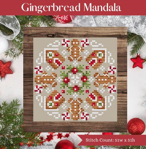 Gingerbread Mandala by Shannon Christine 