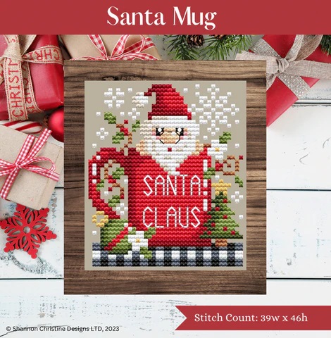 Santa Mug by Shannon Christine 