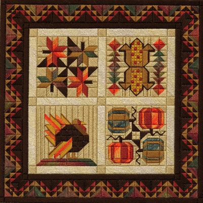 Thanksgiving Barn Quilts by From Nancy's Needle 