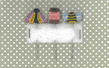 Spring Trinkets Pins by Puntini Puntini 