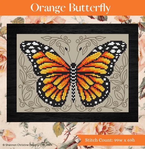 Orange Butterfly by Shannon Christine