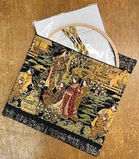  Banksy's Bags - Geisha girl - One of a kind Project Bags  