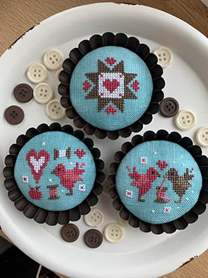 Ethel's Valentines Tart Tins by Stitches by Ethel -  RRP £9.00