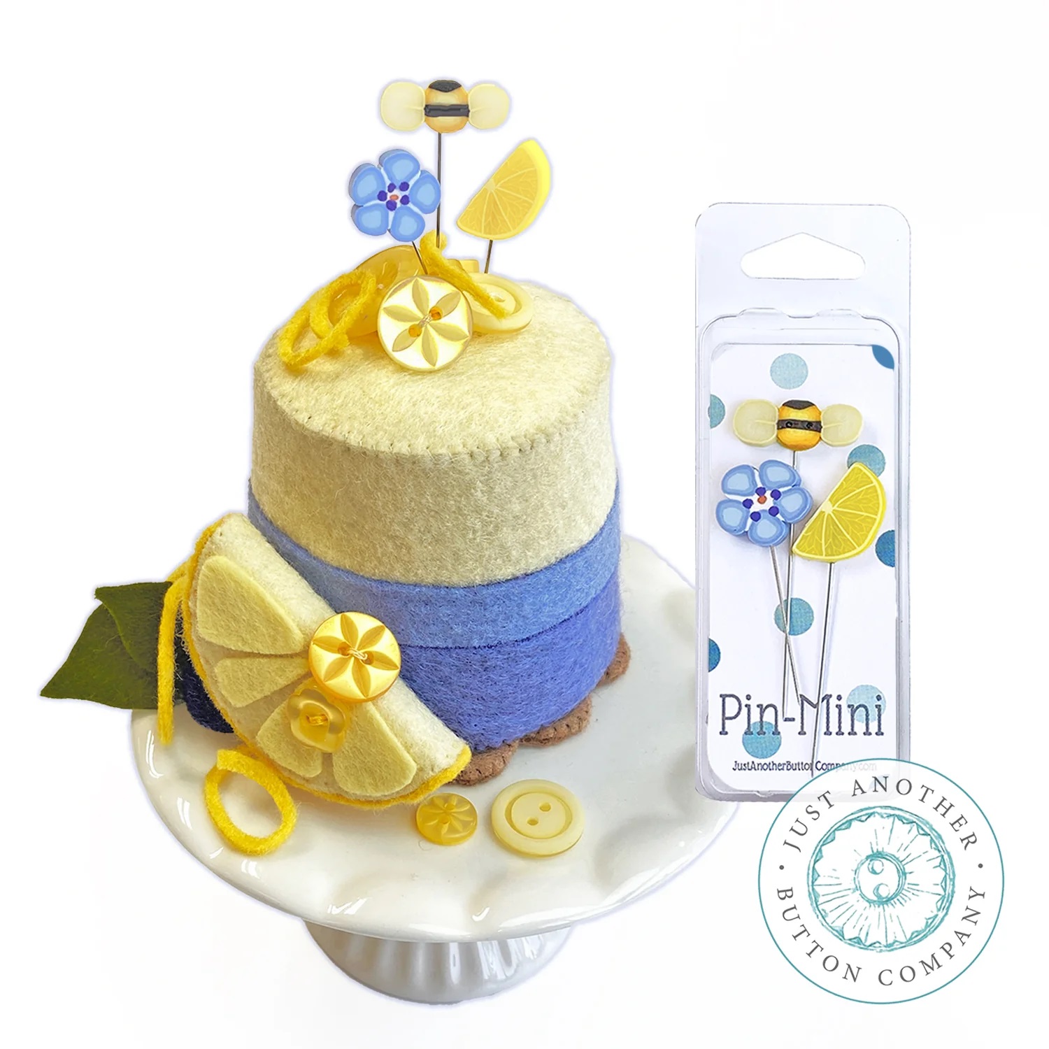 Lemon-Blueberry Mousse - Pin Lovers 2023 Club  by Just Another Button Company 