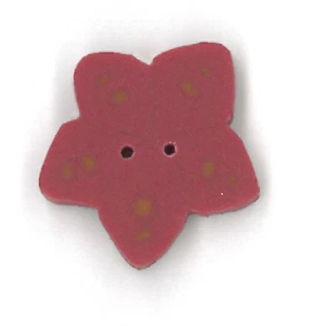 Just Another Button - 4664.S small red starfish  