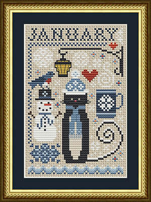 January Cat by Happiness Is Heartmade 