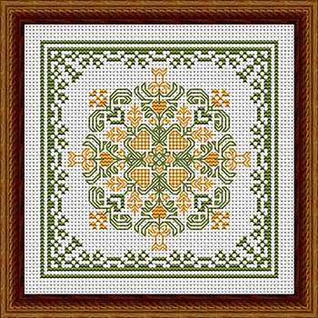February Hearts Square With Daffodils by Happiness Is Heartmade 