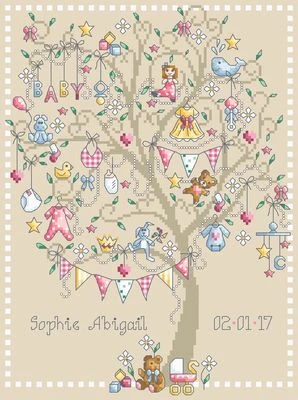 Baby Girl Tree by Shannon Christine 