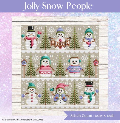 Jolly Snow People by Shannon Christine 