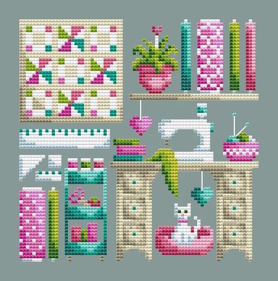 Sewing Room by Shannon Christine 
