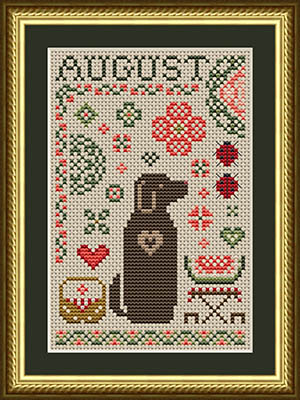  August Dog by Happiness Is Heartmade 