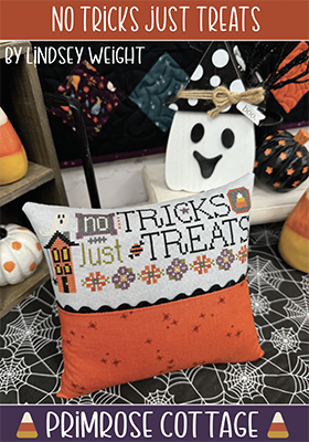 No Tricks Just Treats by Primrose Cottage Stitches 