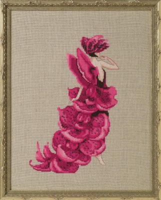 NC274  Lady Orchid Moth Orchid Party by Nora Corbett 