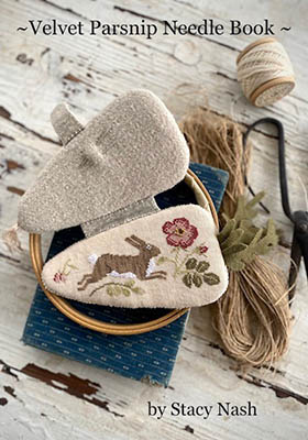 Velvet Parsnip Needle Book by Stacey Nash Primitives 