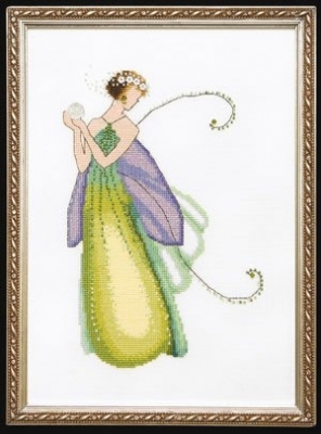 NC140  Gardenia Spring Garden - Pixie Couture Collection by Nora Corbett 
