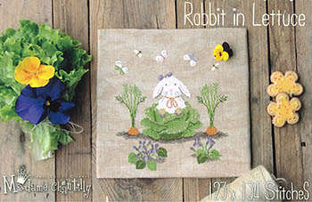 Rabbit In Lettuce by Madame Chantilly 