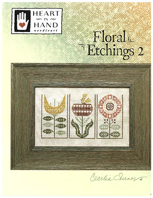 Heart in Hand  -  Floral Etchings 2