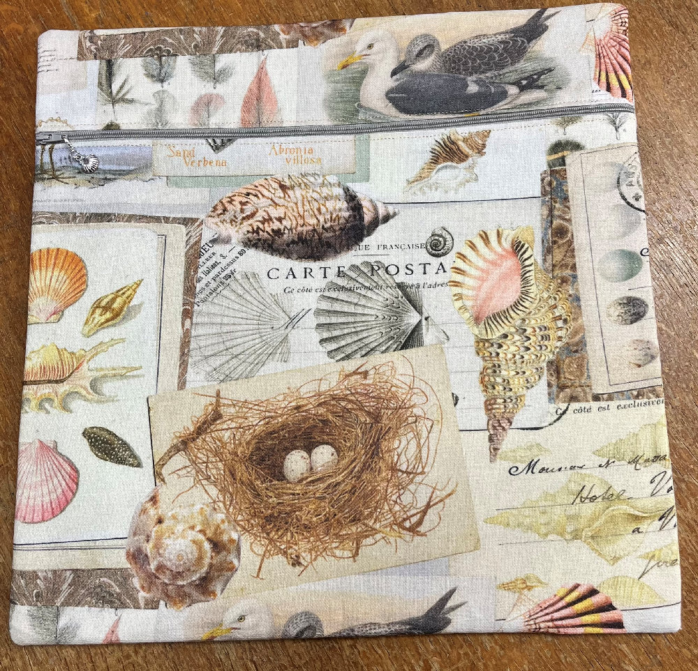 Seashells and Birds nest Project Bags by Banksy's Bags only 1 in stock 