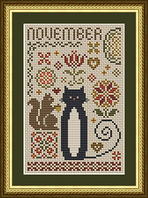 November Cat by Happiness Is Heartmade -   RRP £8.00