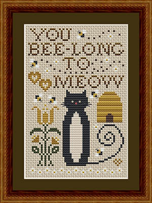 Happiness Is Heartmade - You Bee-long To Meow