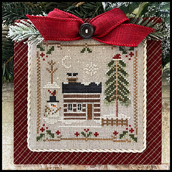 Little House Needlework -  9 - Mr. Snow - Log Cabin 