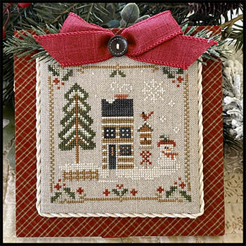 Little House Needlework -  7 - Mrs. Snow - Log Cabin  