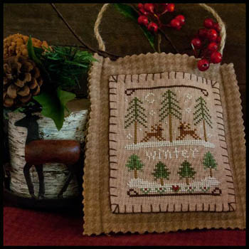 Little House Needlework -  2011 Ornament-Winter Forest 