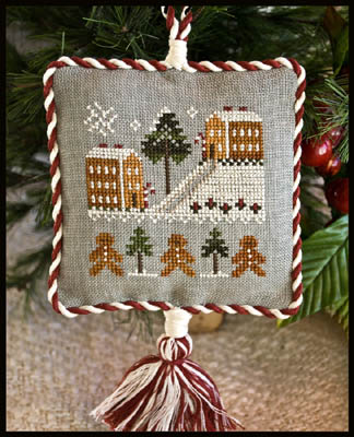 Little House Needlework -  2011 Ornament  Gingerbread Village