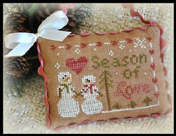 Little House Needlework -  2012 Ornament Season Of Love