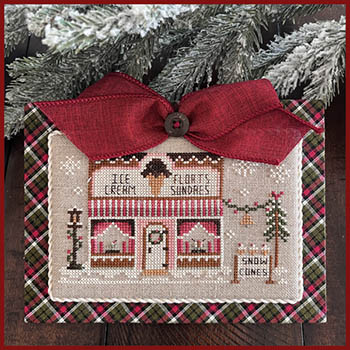  Little House Needleworks -  Ice Cream Shop Hometown Holiday  