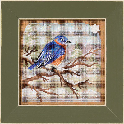 MH14-2534 Snowy Bluebird by Mill Hill