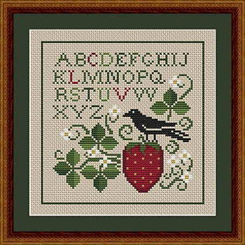 Spring Crow And Strawberry by Happiness Is Heartmade 