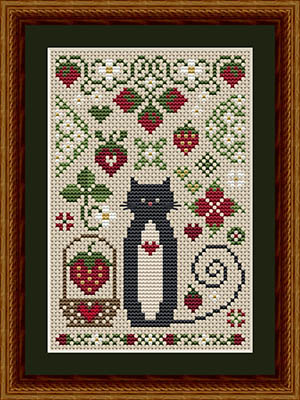 Happiness Is Heartmade - Strawberry Cat